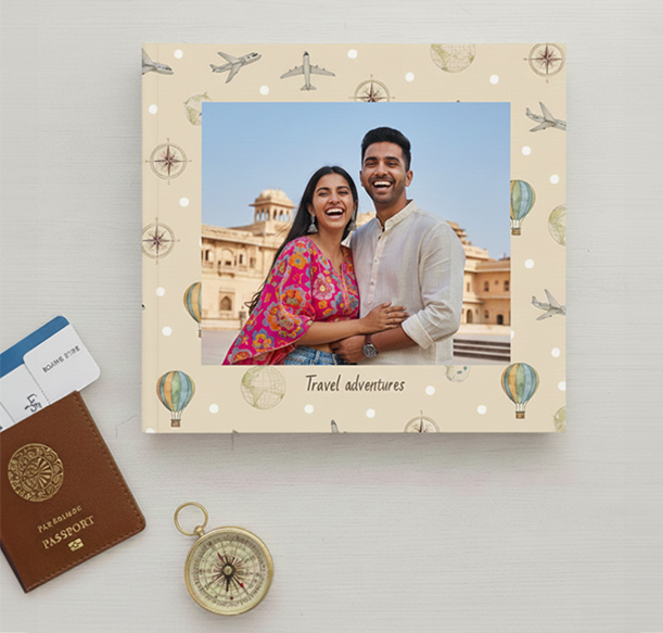 Couple wedding photo album books