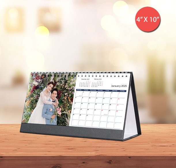 High-quality desk calendar 2025 Singapore, featuring vibrant prints and easy customization for table calendar needs