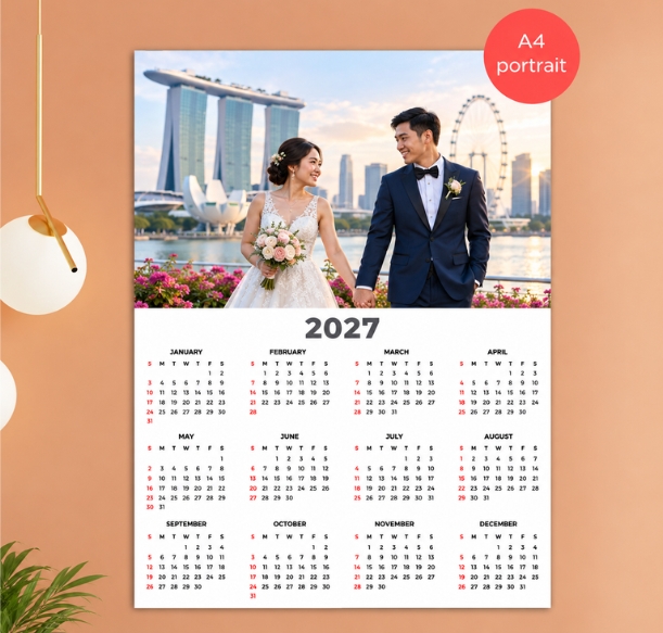 Friends vocation memories photo poster calendar printing