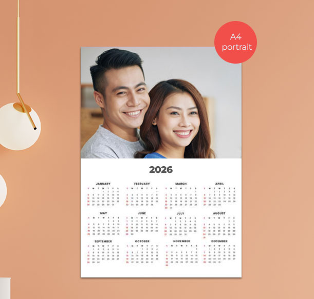 Friends vocation memories photo poster calendar printing