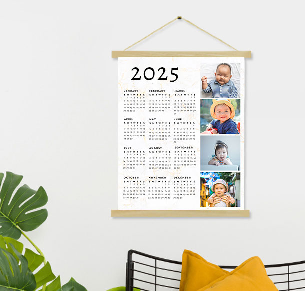 Baby wall hanging calendars