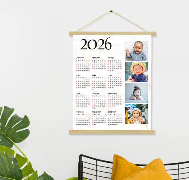 Baby wall hanging calendars