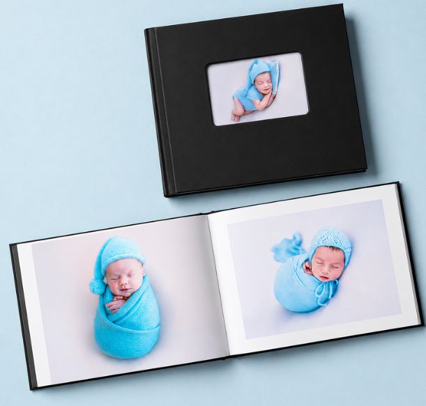 Custom hardcover photo book for birthday