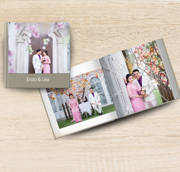 Hardcover wedding photo album singapore