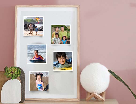 Birthday celebration square photo prints