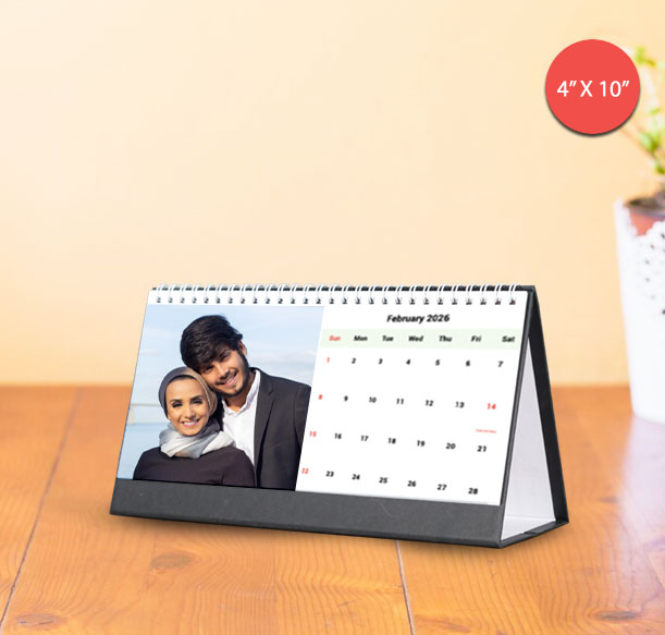 Custom table calendar printing services in UAE for schools, businesses, corporates, and NGOs (2025-2026)