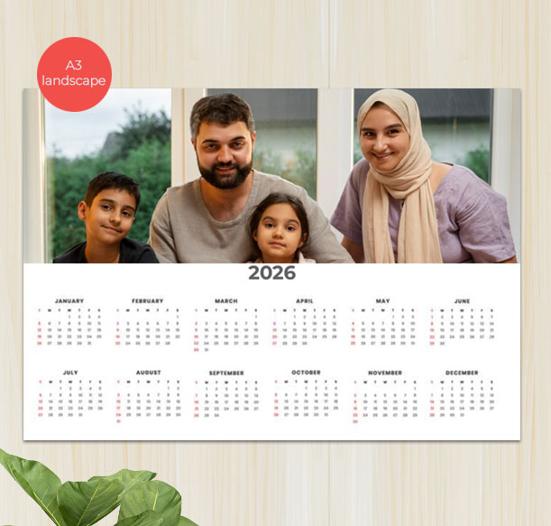  Family Poster Calendar