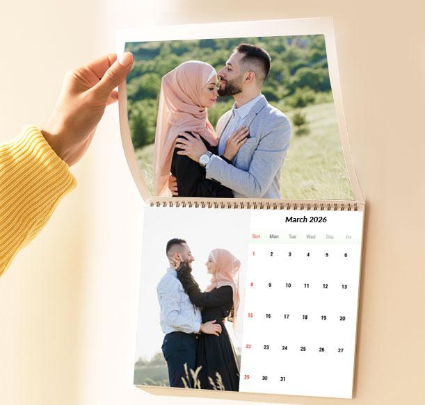 Custom wall calendar online printing 2024