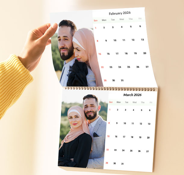 Custom wall calendar online printing 2024 