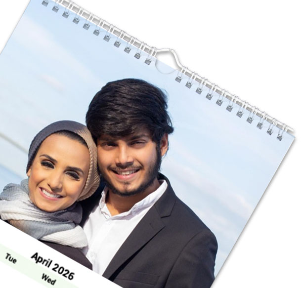 Baby photo wall calendar 2024 in UAE